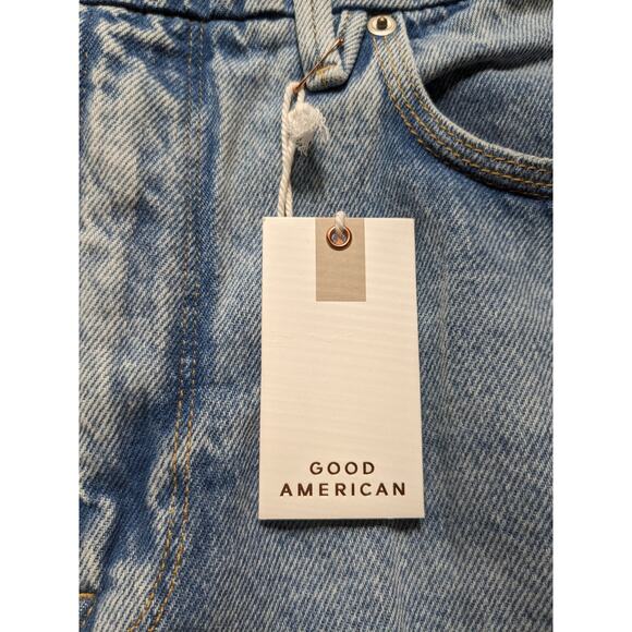 NWT Good American Good 90s Distressed Ripped Jeans Size 15 New - Picture 4 of 6